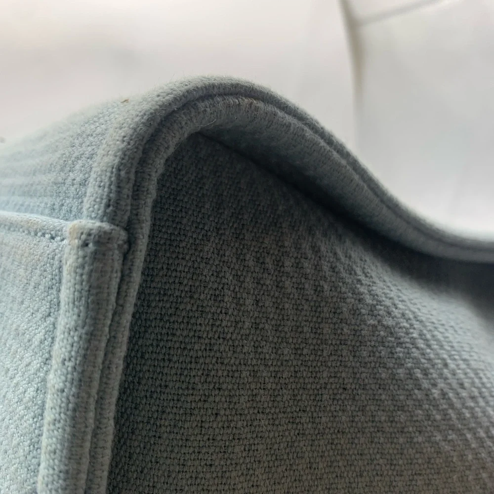 Chanel 2022 Small Deauville Tote w/ Pouch 💙 - Picture 12 of 16